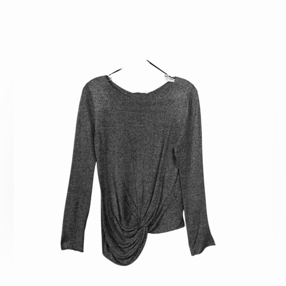 Twik by Simons, Front Twist Sweater, Small, Grey - Picture 6 of 8